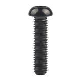 Wanyifa Titanium Bolt M6x12 16 20 25 30mm Button Hex Allen Head Screws for Motorcycle Car Aeromodelling Refit