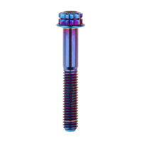Wanyifa Titanium Bolt M6x10 15 20 25 30 35 40 45 50mm Flange 12-Point Torx Head Screw Suitable for Motorcycle
