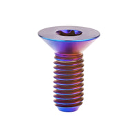 Wanyifa Titanium Bolt M6x15mm M8x20mm Flat Countersunk Torx T30 Head Screw for Bicycle Motorcycle Car Ti Fasteners
