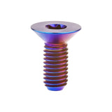 Wanyifa Titanium Bolt M6x15mm M8x20mm Flat Countersunk Torx T30 Head Screw for Bicycle Motorcycle Car Ti Fasteners