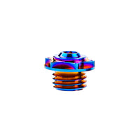 Wanyifa Titanium Bolt M20x1.5/2.5mm Pitch Motorcycle CNC Engine Oil Cap Screws Ti Fastener