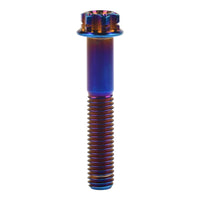 Wanyifa Titanium Bolt M10x15 20 25 30 35 40 45 50 55 60 65 70 75 80 85 90mm Flange Torx T50 Head Screw For Motorcycle Pitch 1.25mm