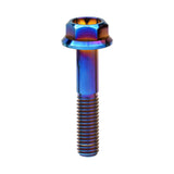 Wanyifa Titanium Bolt M8x15 20 25 30 35 40 45 50 55mm Flange DIN6921 Hex Head Screws For Cycling Motorcycle