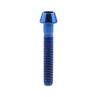 Wanyifa Titanium Bolt M5x9 16 18 20 25 30 35 40 45 50 55 60mm DIN912 Taper Hex Allen Head Screws Ti Fasteners