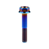 Wanyifa Titanium Bolt M8x15 20 25 30 35 40 45 50 55mm DIN6921 Flange Hex Head Screw for Cycling Motorcycle