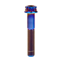 Wanyifaチタンフランジ12ポイントボルトM8x1520 25 30 35 40 45 50 55 60 65 80mmT40トルクスピッチ1.25mm自動車用オートバイ
