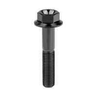 Wanyifa Titanium Bolt M10x20 25 30 35 40 45 50 55 60 65 70 75 80 100mm DIN6921 Flange Hex Head Screws for Motorcycle Pitch 1.25mm