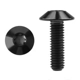 Wanyifa Titanium Bolt M4/M5/M6x10 12 15 20 25 30 35mm Umbrella Torx Head Screw for Bike Motorcycle Disc Brake Ti Fasteners