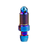 Wanyifa Titanium Bolt M6 M8 M10 Pitch 1.0/1.25mm Caliper Bleed Nipple Single Hole Screw for Brembo Ducati BMW KTM Aprilia Subaru