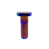 Wanyifa Titanium Bolt M8x23mm T-head Screw Ti Square Head Threaded Bolt Pitch 1.25mm For Bicycle Motorcycle Car