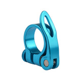 Wanyifa Aluminium Alloy 31.8/34.9mm Bike Seat Clamp Quick Release Mountain MTB BMX Road Bicycle Seatpost Clamp