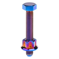Wanyifa Titanium Bolt M8x50mm Chain Adjuster Bolt & Nut Kit Set for Yamaha MT-09 MT-09SP Tracer 9 XSR900