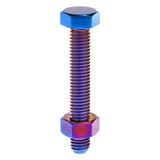 Wanyifa Titanium Bolt M8x50mm Chain Adjuster Bolt & Nut Kit Set for Yamaha MT-09 MT-09SP Tracer 9 XSR900