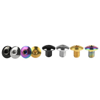 Wanyifa Titanium Bolt M5 Bike Brake Handle Oil Cap Screw for Bicycle Shimano XT XTR Oil Cylinder Lid Brake Lever Disc
