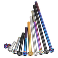 Wanyifa Titanium Bolt M5x6 10 15 20 25 30 35 40 45 50 55 60 65 70 75 80 85 90mm Fancy Flange Torx T25 Head with 'W' Logo Screw for Bicycle Motorcycle Car