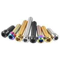 Wanyifa Titanium Bolt M4x10 13.5 15 20 25mm Small Cap Allen Key Head Screw for Bicycle Rear/front Derailleur H/L Adjustment
