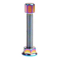 Wanyifa Titanium Bolt M8 M10x47mm Chain Rear Axle Adjuster Bolts Kit for Motocycle Suzuki Yamaha Honda
