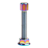 Wanyifa Titanium Bolt M8 M10x47mm Chain Rear Axle Adjuster Bolts Kit for Motocycle Suzuki Yamaha Honda