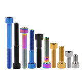 Wanyifa Titanium Bolt M5x10 12 15 18 20 23 25 30 35 40 45 50 55 60mm Cap Socket Head Allen Hex Screw For Bicycle