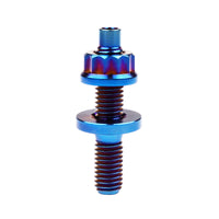Wanyifa Titanium Exhaust Manifold Stud M8/M10x45 54 55 65mm Screw Nut Washer Set Pitch 1.25mm for Motorcycle Toyota Exhaust Pipe Parts