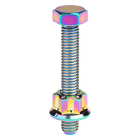 Wanyifa Titanium Bolt M8x50mm Chain Adjuster Bolt & Nut Kit Set for Yamaha MT-09 MT-09SP Tracer 9 XSR900