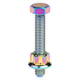 Wanyifa Titanium Bolt M8x50mm Chain Adjuster Bolt & Nut Kit Set for Yamaha MT-09 MT-09SP Tracer 9 XSR900