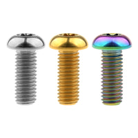 Wanyifa Titanium Bolt M8x20mm Button Torx Head Screw for DUCATI Motorcycle Disc Brake Rotor Bolt