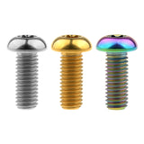 Wanyifa Titanium Bolt M8x20mm Button Torx Head Screw for DUCATI Motorcycle Disc Brake Rotor Bolt