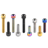 Wanyifa Titanium Bolt M5/M6x16 18 20 25 35mm Allen Screw For Mountain Bike Road Bike Fixing Handlebar Stem Bolts With Washer
