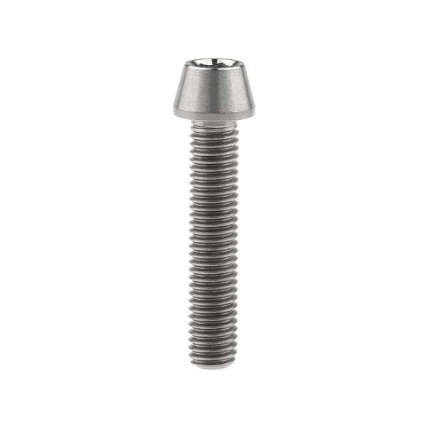 Wanyifa Titanium Bolt M8x40mm Taper Hex Head Full Threaded Screw For Motorcycle 1/6/10pcs