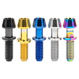 Wanyifa Titanium Bolt M4x15.3mm Taper Torx Head Screw With Washers For Ritchey C260 Bicycle Stem