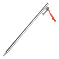 Wanyifa Titanium Alloy High Strength Tent Pegs 165mm 250mm Stakes With Rope For Camping Outdoor Ground 6/10pcs