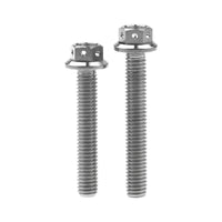 Wanyifa Titanium Bolts M6x40mm M8x35mm Flange Head with Holes Screws for Motorcycle