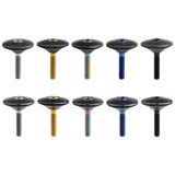 Wanyifa Titanium Bolt M6x35mm + 1 1/8" 3K Carbon Fiber Glossy/Matte Road Mountain Bike Cycling Headset Stem Top Cap