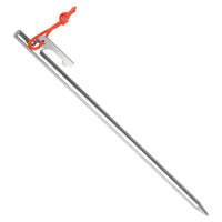 Wanyifa Titanium Alloy High Strength Tent Pegs 165mm 250mm Stakes With Rope For Camping Outdoor Ground 6/10pcs