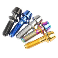 Wanyifa Titanium Bolt M4x15.3mm Taper Torx Head Screw With Washers For Ritchey C260 Bicycle Stem