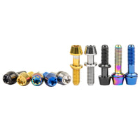 Wanyifa Titanium Bolt M4x15.3mm Taper Torx Head Screw With Washers For Ritchey C260 Bicycle Stem