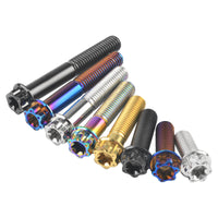 Wanyifa Titanium Bolt M10x15 20 25 30 35 40 45 50 55 60 65 70 75 80 85 90mm Flange Torx T50 Head Screw For Motorcycle Pitch 1.25mm