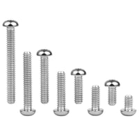 Wanyifa Titanium 1/4-20 US Standard Bolt 3/8"  5/8"  3/4"  1"  1-1/4"  1-1/2"  1/2"  2"  Button Hex Allen 20 TPI Coarse Thread (UNC) Full Threaded US Standard Screw