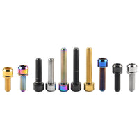 Wanyifa Titanium Bolt M5/M6x16 18 20 25 35mm Allen Screw For Mountain Bike Road Bike Fixing Handlebar Stem Bolts With Washer