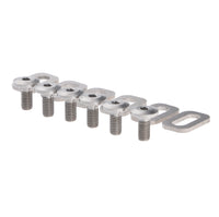 Wanyifa Titanium Bolts Spacers M5 for LOOK KEO Road Bike Clipless Pedals Cleats Self-locking Pedals Set Kit