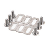 Wanyifa Titanium Bolts Spacers M5 for LOOK KEO Road Bike Clipless Pedals Cleats Self-locking Pedals Set Kit