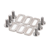 Wanyifa Titanium Bolts Spacers M5 For LOOK KEO Road Bike Clipless Pedals Cleats Self-locking Pedals Set Kit