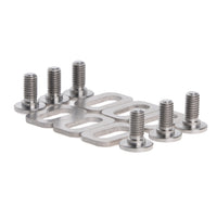 Wanyifa Titanium Bolts Spacers M5 for LOOK KEO Road Bike Clipless Pedals Cleats Self-locking Pedals Set Kit