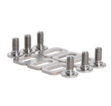 Wanyifa Titanium Bolts Spacers M5 for LOOK KEO Road Bike Clipless Pedals Cleats Self-locking Pedals Set Kit