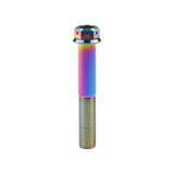 Wanyifa Titanium Bolt M10x20 25 30 35 40 45 50 55 60 65 70 75 80 85 90mm Flange With Holes Hex Head Srecws Pitch 1.5mm
